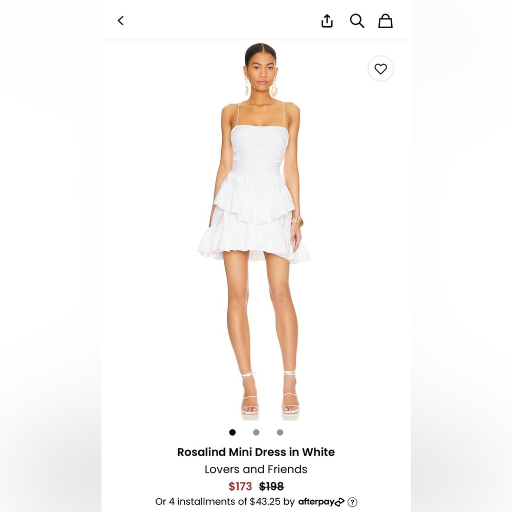 Revolve lovers and friends white dress